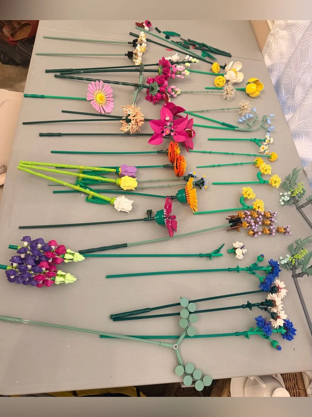Lego Multicolor Flower Stems